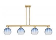 Innovations Lighting 716-4I-BB-G483-8SB - Brookhaven Globe - 4 Light - 48 inch - Brushed Brass - Cord hung - Island Light