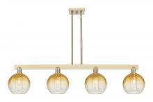 Innovations Lighting 716-4I-CB-G483-8AM - Brookhaven Globe - 4 Light - 48 inch - Champagne Bronze - Cord hung - Island Light