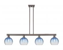 Innovations Lighting 716-4I-OB-G483-8SB - Brookhaven Globe - 4 Light - 48 inch - Oil Rubbed Bronze - Cord hung - Island Light