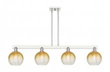Innovations Lighting 716-4I-PN-G483-8AM - Brookhaven Globe - 4 Light - 48 inch - Polished Nickel - Cord hung - Island Light