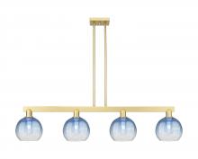 Innovations Lighting 716-4I-SG-G483-8SB - Brookhaven Globe - 4 Light - 48 inch - Satin Gold - Cord hung - Island Light