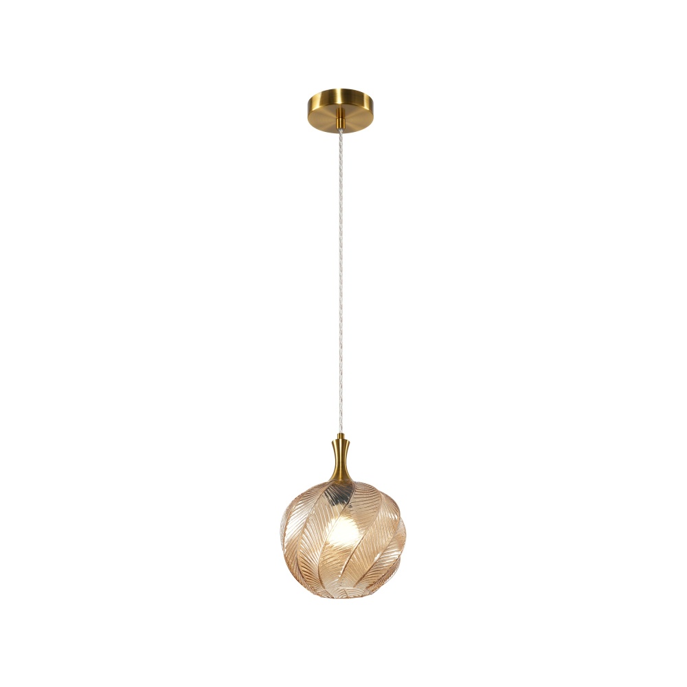 Eesha Aged Gold Brass Pendant