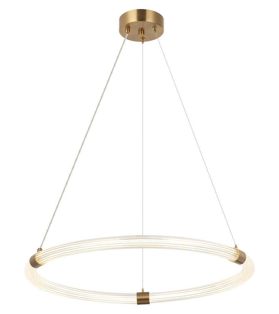 Inkara Aged Gold Brass Pendant
