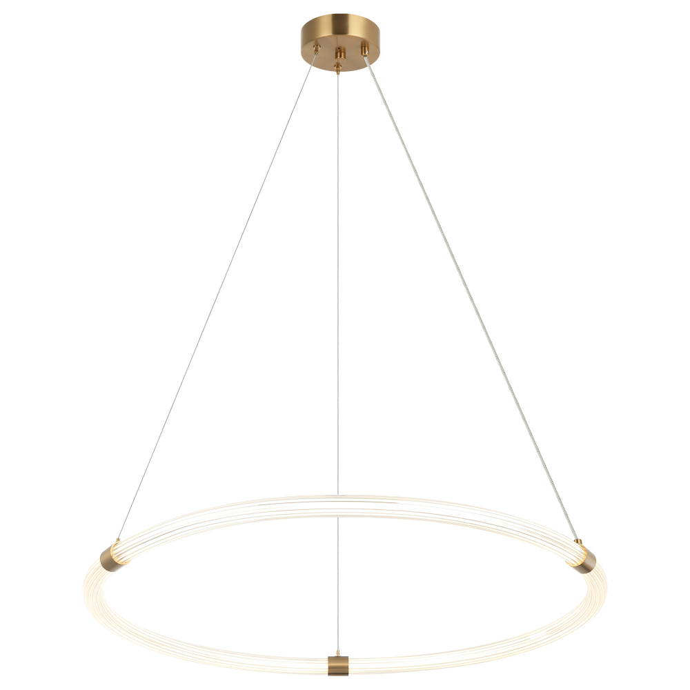 Inkara Aged Gold Brass Pendant
