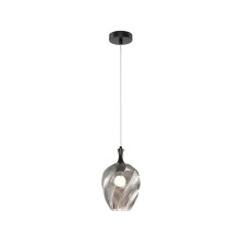 Matteo Lighting C30903MBSM - Eesha Matte Black Pendant