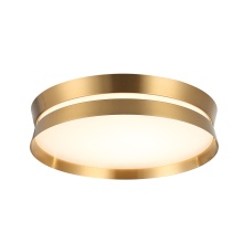 Matteo Lighting M18816AG - Greyson Aged Gold Brass Flush Mounts