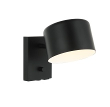 Matteo Lighting S16601BK - Clinton Black Wall Sconce