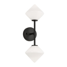Matteo Lighting W81742BKOP - Novo Black WALL SCONCE