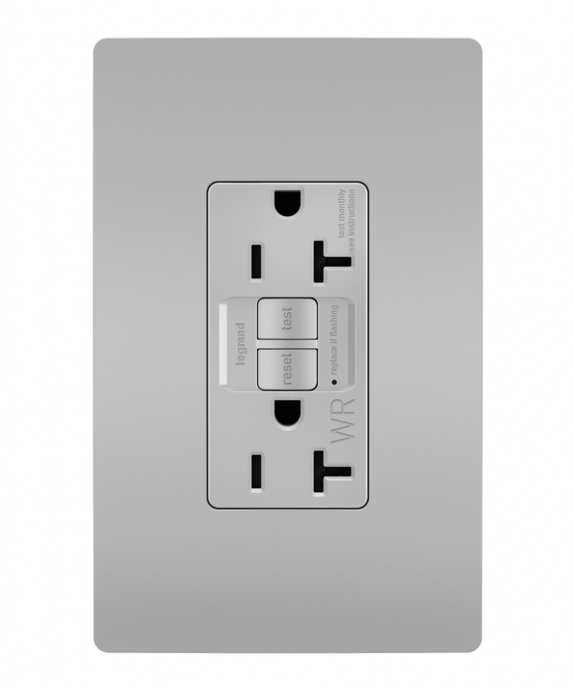 radiant Tamper-Resistant Weather-Resistant 20A Duplex Self-Test GFCI Receptacles wt SafeLock Pro