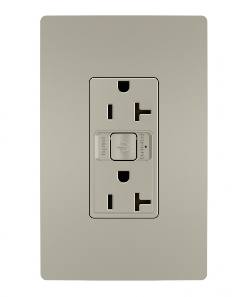 radiant Smart 20A Outlet with Netatmo, Nickel