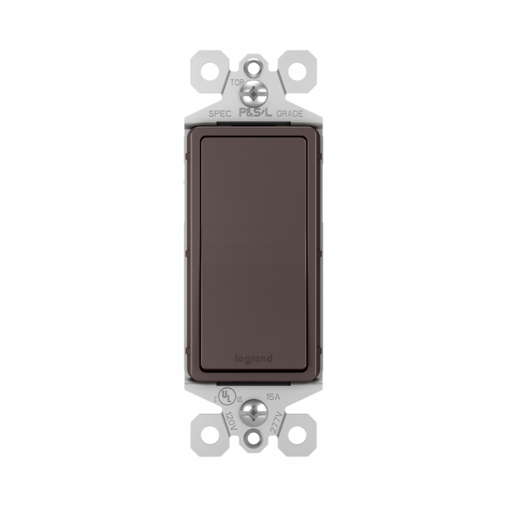 radiant 15A Single-Pole Switch, Dark Bronze (10 pack) (10 pack)