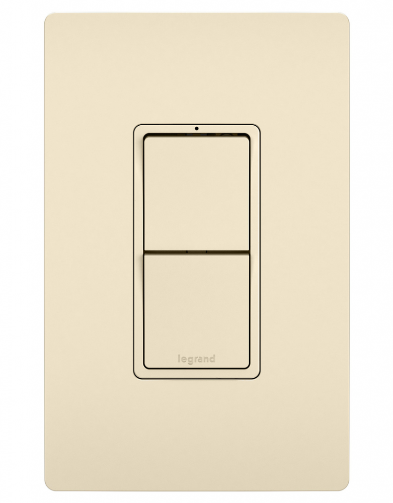 radiant Two Single Pole/3-Way Switches, Light Almond