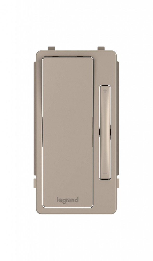 radiant Interchangeable Face Cover for Multi-Location Remote Dimmer, Nickel