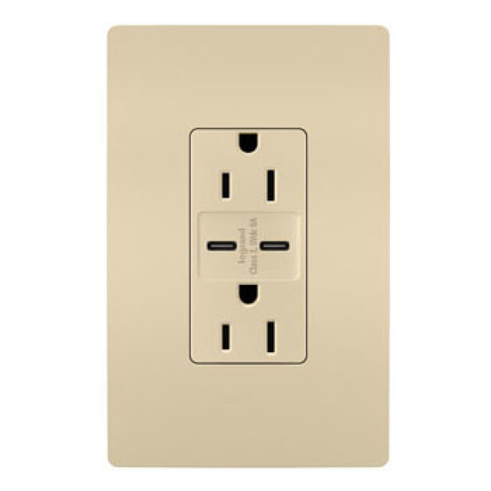 radiant 15A Tamper-Resistant Ultra-Fast USB Type C/C Outlet, Ivory (10 pack) (10 pack)